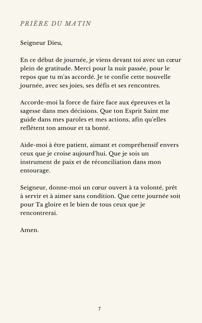 Recueil de 43 prières pour vous guider au quotidien (ebook)-MD ART